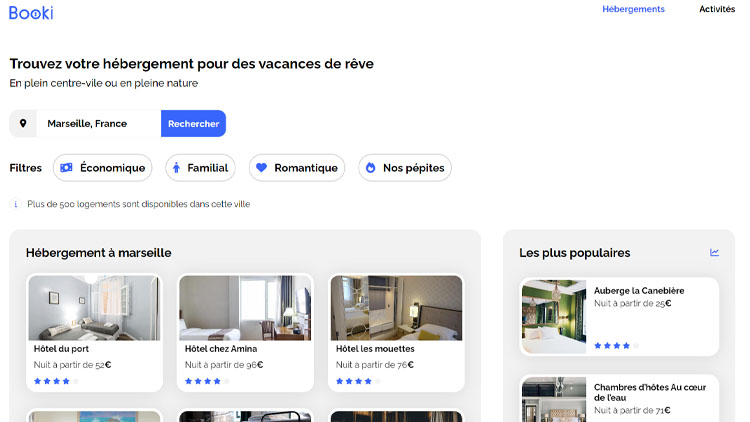 Site d'hébergement pour vos vacances