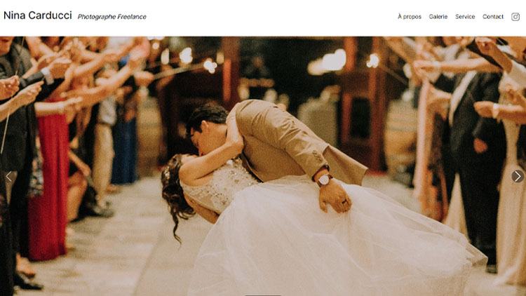 Site de photographe